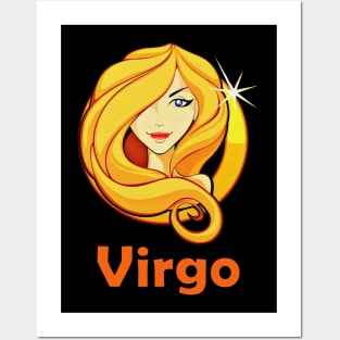 Virgio zodiac sign Posters and Art